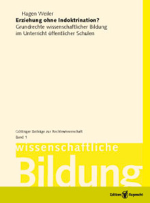 Umschlagbild: Erziehung ohne Indoktrination?