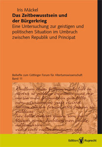 Umschlagbild: Das Zeitbewusstsein und der Bürgerkrieg